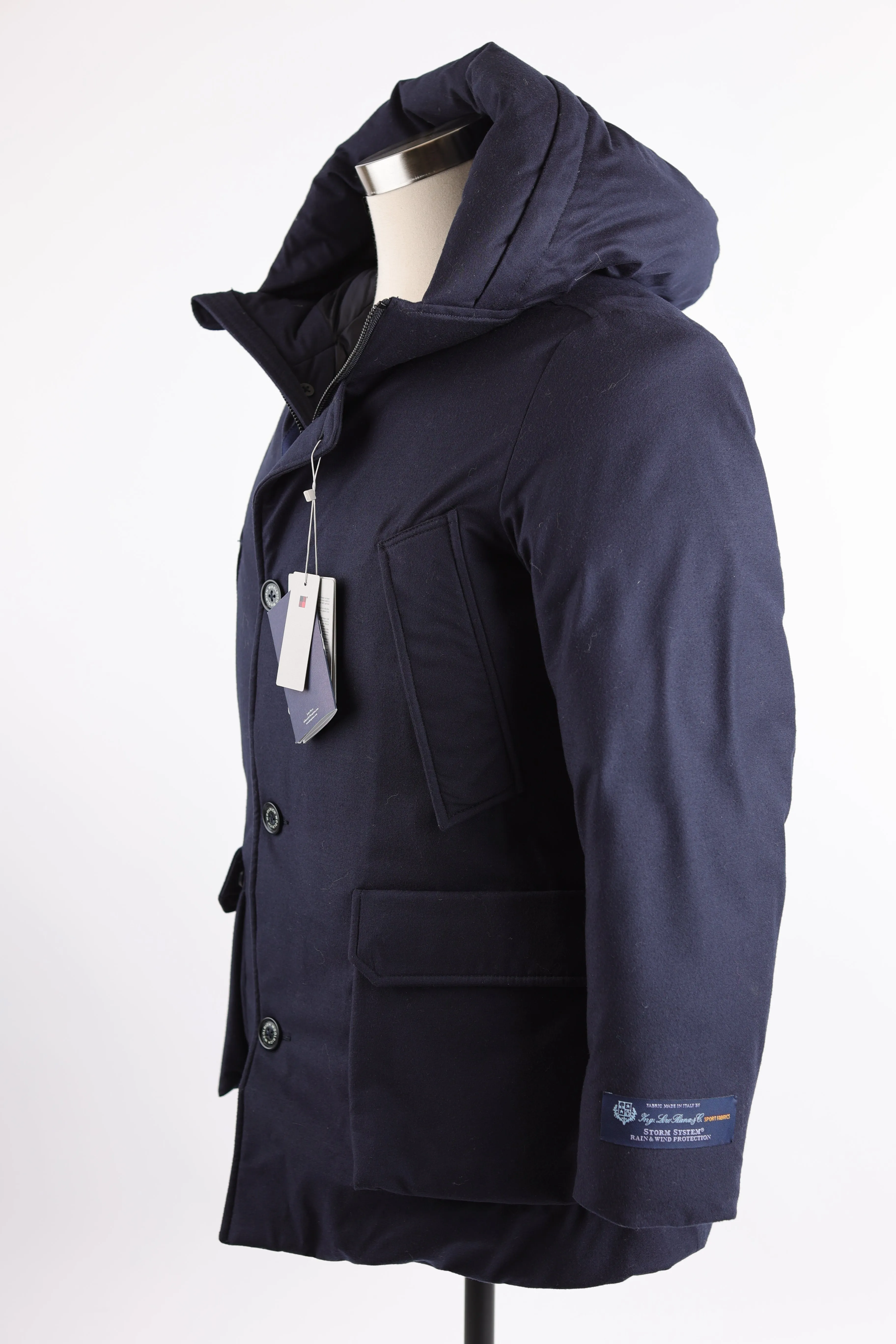 Wool Down Filled Parka w/ Storm System