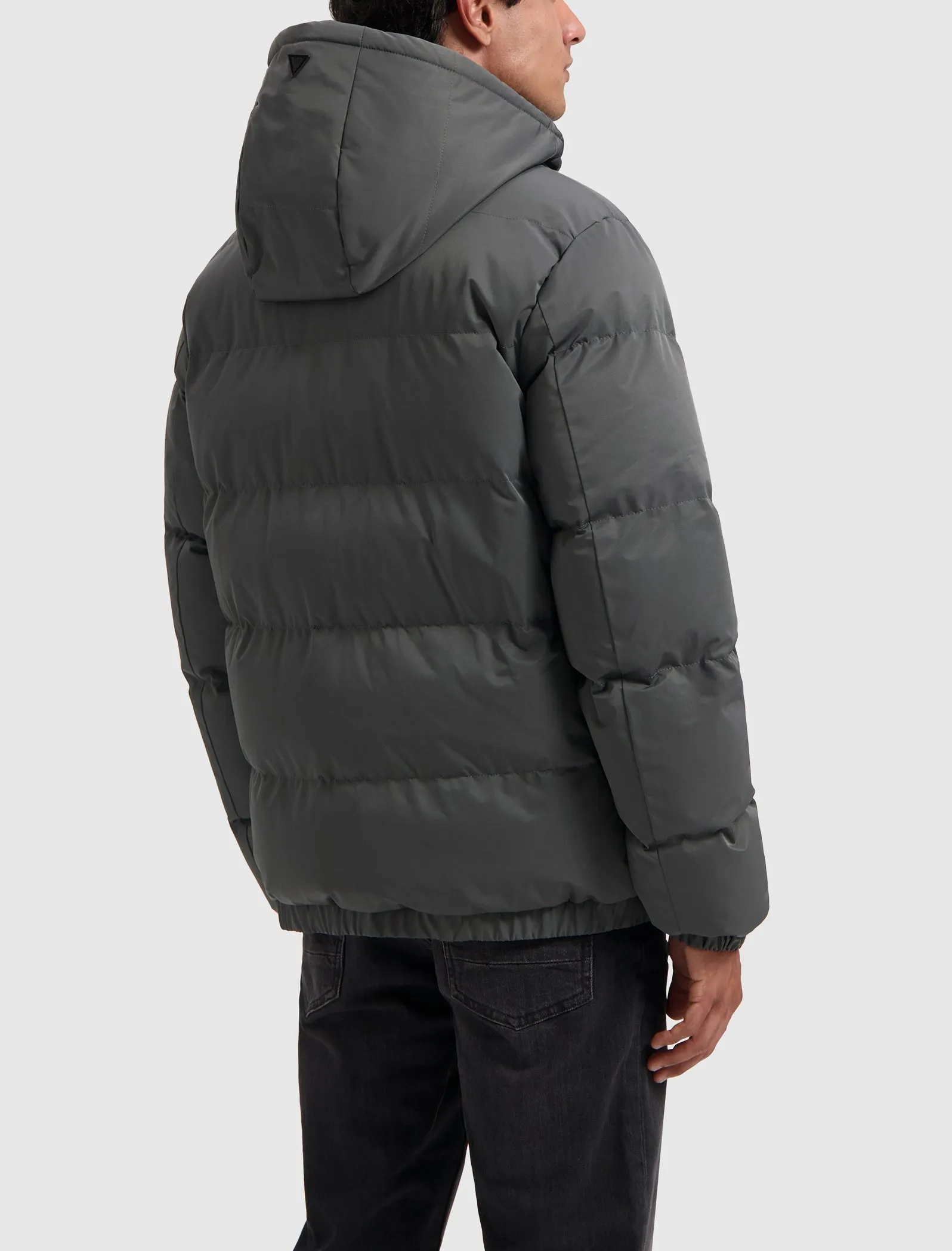 Woven Twill Hooded Jacket | Antra